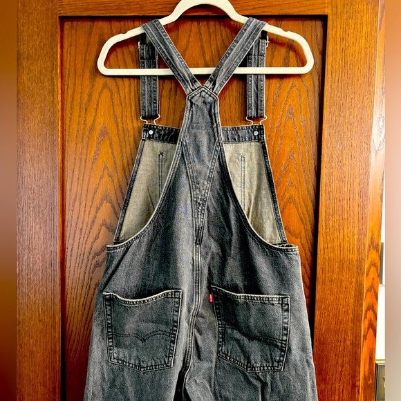 Levi’s Black Denim Overalls - Picture 5 of 7